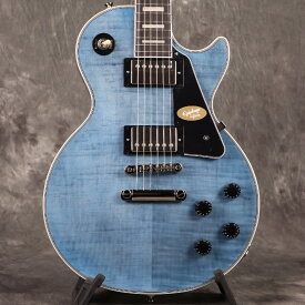 Epiphone / Inspired by Gibson Les Paul Custom Figured Transparent Blue [Exclusive Model]《+4582600680067》《+8802022379629》【YRK】