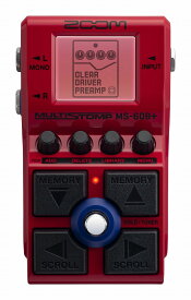 ZOOM / MS-60B+ MultiStomp Bass Pedal ベース用 マルチエフェクター ズーム ストンプボックス 《次回入荷分予約注文/次回納期未定》【PNG】