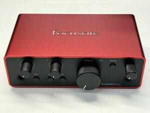 Focusrite tH[JXCg / Scarlett Solo gen4 2In/2Out USBI[fBIC^[tFCXyfgpiIzyPNGz