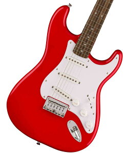 Squier by Fender / Sonic Stratocaster HT Laurel Fingerboard White Pickguard Torino Red XNC[yYRKz