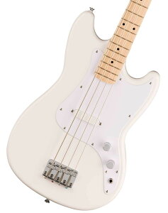 Squier by Fender / Sonic Bronco Bass Maple Fingerboard White Pickguard Arctic White XNC[yYRKz