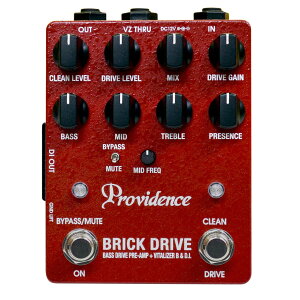 �m�x�[�X�p�v���A���v/�I�[�o�[�h���C�u�nProvidence / BRICK DRIVE BDI-1 BASS DRIVE PREAMP + D.I. �x�[�X�p�G�t�F�N�^�[ �v�����B�f���X