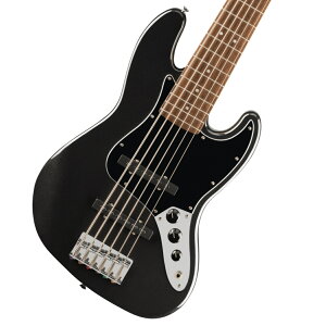 Squier by Fender / Affinity Series Jazz Bass VI Laurel Fingerboard Black Pickguard Black Metallic XNC[ [6x[X]yYRKz