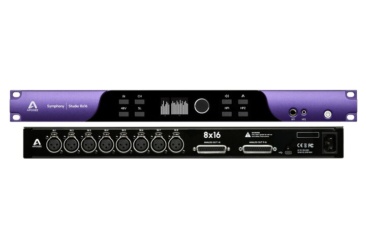 楽天市場】Apogee アポジー / Symphony Studio 8x16 USB-C オーディオ 