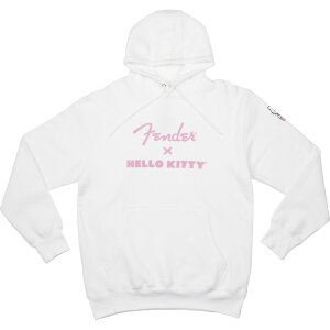 �sWEBSHOP�N���A�����X�Z�[���tFender / Clothing & Collectibles Fender x Hello Kitty White Sleeve Logo Hoodie M-Size �t�F���_�[ �p�[�J�[�yPNG�z