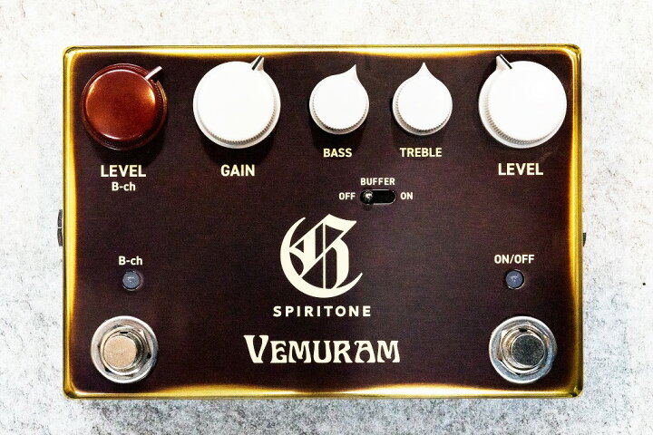 楽天市場】【在庫有り・即納可能】Vemuram / SPIRITONE Overdrive Char 