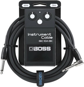 BOSS / BIC-10A-BK Instrument Cable ブラック ボス ギターケーブル ギターシールド 3m 3メートル【PNG】