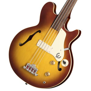Epiphone / Jack Casady Fretless Bass Aged Royal Tan GstH tbgX x[XyYRKz