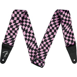 sWEBSHOPNAXZ[tFender / Wavy Checkerboard Polyester Strap Pink tF_[ [M^[x[XpXgbv]yPNGz
