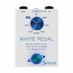 SHINOS / WHITE PEDAL Master Builder Series �N���[���u�[�X�^�[ & �o�b�t�@�[ ���{�� Made in Japan