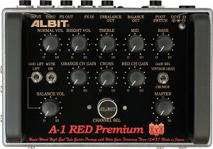 ALBIT / A-1 RED Premium GUITAR PRE-AMP �v���A���v �A���r�b�g ���{�� Made in Japan�yPNG�z