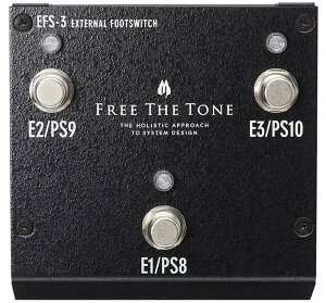 FREE THE TONE / EFS-3 EXTERNAL FOOTSWITCH ARC-4��p�g���t�b�g�X�C�b�` �t���[�U�g�[�� ���{�� Made in Japan