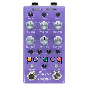 �m�x�[�X��p�݌v�p�����g���b�NEQ�{�u�[�X�g�n Empress Effects / Bass ParaEQ EQ w/ Boost for Bass �x�[�X�p�G�t�F�N�^�[ �p���C�R�y�������K�i�z