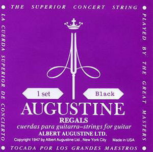 �sWEBSHOP�N���A�����X�Z�[���tAugustine / Regal Black Extra High Trebles Low Tension Basses 29.5-43.5 �č��� �N���V�b�N�M�^�[ �i�C�������y���K�i�z�yPNG�z