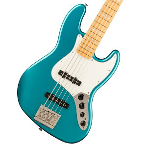 Squier by Fender / Classic Vibe Active '70s Jazz Bass V Maple FB Parchment Pickguard Ocean Turquoise �X�N���C���[ [5���x�[�X]�yYRK�z