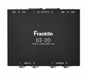 yׁzyVizFranklin Audio / DI-20 Stereo Passive DI XeI _CNg{bNX t NEI[fBI yKizyPNGz