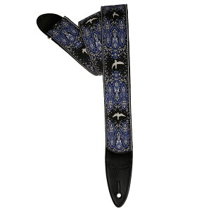 Paul Reed Smith (PRS) / 2inch Guitar Strap Custom Jacquard Birds Fleur Violet �|�[���E���[�h�E�X�~�X �X�g���b�v �y���K�i�z�yPNG�z