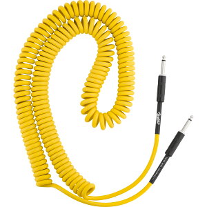 Fender / 30' Coil Cable Fender × Third Man Hardware Yellow �t�F���_�[ �V�[���h �P�[�u�� [��914cm]�yYRK�z