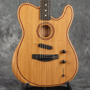 Fender / American Acoustasonic Telecaster All-Mahogany Ebony Fingerboard Natural �t�F���_�[�y2.33kg�z[S/N US253110A]�yYRK�z
