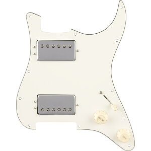 Fender / Pre-Wired Strat Pickguard Quadra Tap HH Parchment 11 Hole PG �t�F���_�[ �s�b�N�A�b�v�t���s�b�N�K�[�h�yYRK�z
