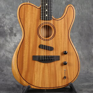 Fender / American Acoustasonic Telecaster All-Mahogany Ebony Fingerboard Natural �t�F���_�[�y2.23kg�z[S/N US253146A]�sFENDER�ŐV�X�g���{�`���[�i�[�v���[���g!�t�yYRK�z
