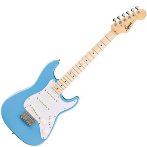 Squier by Fender / Mini Stratocaster Maple Fingerboard White Pickguard California Blue �X�N���C���[ [�R���p�N�g�G���L�M�^�[]�yYRK�z