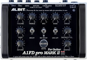 �s�݌ɗL��t�y�V���i�z ALBIT / A1FD pro MARK II For Guitar GUITAR PRE-AMP �M�^�[�p�v���A���v �A���r�b�g ���{�� Made in Japan