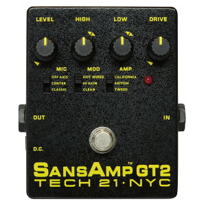 TECH21 / SansAmp GT2 �T���Y�A���v �A���v���L���r�l�b�g�V�~�����[�^�[ �y�������K�i�z