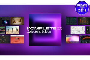 Native Instruments / Komplete 26 Collectors Edition Update for CE 15�y���[���[�i ����s�z�yPNG�z