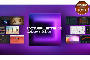 Native Instruments / Komplete 26 Collectors Edition Upgrade for Ultimate 15 - 26�y���[���[�i ����s�z�yPNG�z