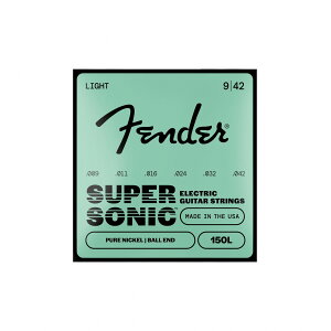 �sWEBSHOP�N���A�����X�Z�[���tFender / SuperSonic Guitar Strings Pure Nickel Wound Ball End 150L .009-.042 Gauges �t�F���_�[ ���y���K�㗝�X���i�z�yPNG�z