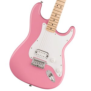 Squier by Fender / Sonic Stratocaster HT H Maple Fingerboard Flash Pink �yB���A�E�g���b�g�����i�I�z�yPNG�z