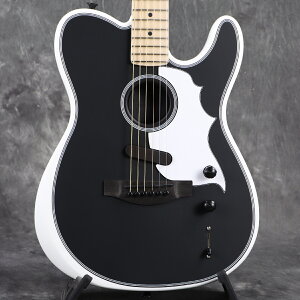 Fender / LTD Jack White Triplesonic Acoustasonic Telecaster Satin Arctic White with Black Top �W���b�N �z���C�g �t�F���_�[�y2.48kg�z[S/N JWA25318]�yYRK�z