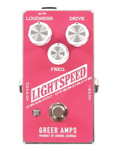 �y���~�e�b�h�J���[�zGreer Amps �O���A�[�E�A���v�X / Lightspeed Organic Overdrive Pink/ White �s���N/�z���C�g�J���[ ���C�g�X�s�[�h�E�I�[�K�j�b�N�E�I�[�o�[�h���C�u �y���K�����A���㗝�X���i�z�y
