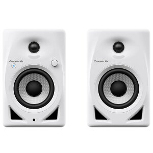 Pioneer DJ / DM-40D-BT-W (White) Bluetooth�@�\���� 4�C���` �A�N�e�B�u ���j�^�[�X�s�[�J�[�yPNG�z