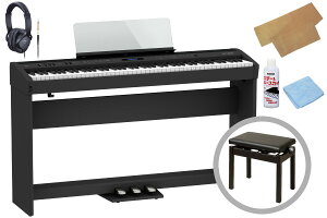 Roland ���[�����h / FP-60X BK �u���b�N�y��p�X�^���h���y�_��+���Ꭹ�݈֎q�Z�b�g�I�z�s�������Z�b�g+�w�b�h�t�H���v���[���g�I�t(FP60X)�yYRK�z