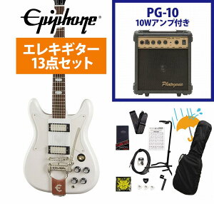 Epiphone / Crestwood Custom Polaris White (PO) �G���L�M�^�[ PG-10�A���v�t���G���L�M�^�[���S�҃Z�b�gR�yYRK�z