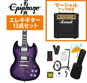 Epiphone / Inspired by Gibson SG Modern Figured Purple Burst GstH Marshall MG10AvtGLM^[S҃ZbgRyYRKz