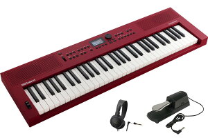 Roland ���[�����h / GOKEYS3-RD [�y�_�����w�b�h�z���Z�b�g�I] (GO:KEYS 3) �_�[�N���b�h Digital Keyboard�yYRK�z