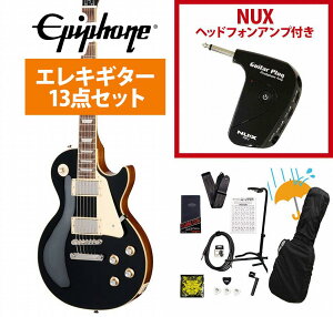 Epiphone / Inspired by Gibson Les Paul Standard 60s Ebony �G�s�t�H�� ���X �|�[�� GP-1�A���v�t���G���L�M�^�[���S�҃Z�b�gR�yYRK�z