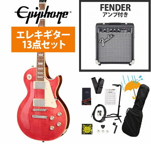 Epiphone / Inspired by Gibson Les Paul Standard 60s Figured Fucshia GstH X |[ Fender 10WAvtGLM^[S҃ZbgRyYRKz