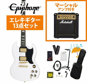 Epiphone / Inspired by Gibson SG Custom Alpine White GstH Marshall MG10AvtGLM^[S҃ZbgRyYRKz