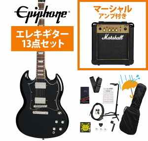Epiphone / Inspired by Gibson SG Standard Ebony GstH Marshall MG10AvtGLM^[S҃ZbgRyYRKz