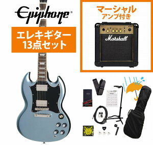 Epiphone / Inspired by Gibson SG Standard Pelham Blue GstH Marshall MG10AvtGLM^[S҃ZbgRyYRKz