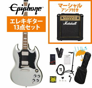 Epiphone / Inspired by Gibson SG Standard Silver Mist GstH Marshall MG10AvtGLM^[S҃ZbgRyYRKz