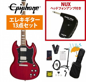 Epiphone / Inspired by Gibson SG Standard Cherry �G�s�t�H�� GP-1�A���v�t���G���L�M�^�[���S�҃Z�b�gR�yYRK�z