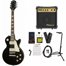 Epiphone / Inspired by Gibson Les Paul Standard 60s Ebony エピフォン レスポール PG-10アンプ付属エレキギター初心者セット【YRK】《+4582600680067》