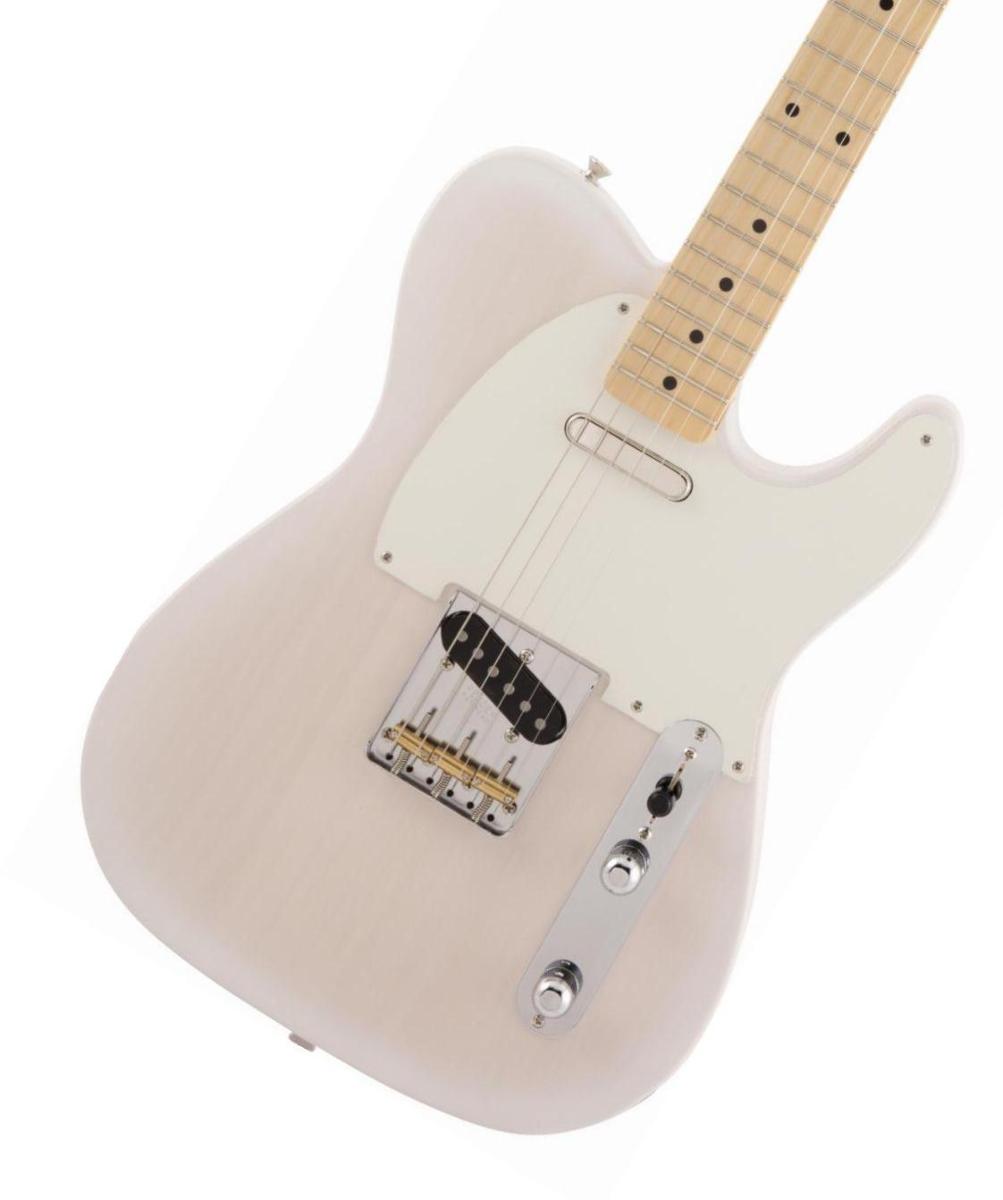 Fender   Made in Japan Traditional 50s Telecaster Maple Fingerboard White Blonde フェンダー《高音質！PIGHOGケーブルプレゼント  2100000522071》《 4582600680067》