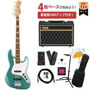 Squier by Fender / Affinity Active Jazz Bass Laurel FB White PG Mystic Sea Foam Green VOX�A���v�t���G���L�x�[�X���S�҃Z�b�gR�yYRK�z