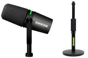 SHURE �V���A / MV7i-J + �f�X�N�g�b�v�X�^���h[SH-DESKTOP1] �Z�b�g�yPNG�z